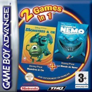 2 In 1 - Monstres & Cie & Le Monde De Nemo ROM