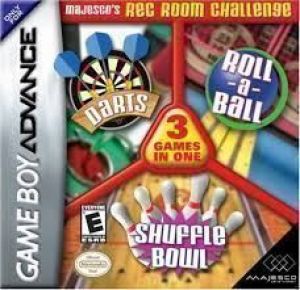 3 In 1 - Darts Roll A Ball Shuffle Bowl GBA ROM