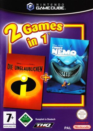 2 Games In 1 Disney Pixar Die Unglaublichen Disney Pixar Findet Nemo  - Disc #2 ROM