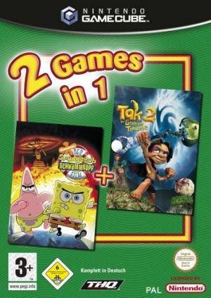 2 Games In 1 Nickelodeon SpongeBob Schwammkopf Der Film Nickelodeon Tak 2 Der Stab Der Traeume  - Di ROM