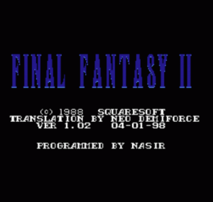 Final Fantasy 2 [T-French] ROM