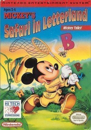 Mickey's Safari In Letterland ROM