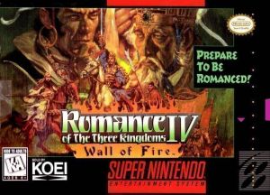 Romance Of The Three Kingdoms IV - Wall Of Fire ROM