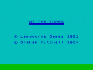 At The Tapes (1984)(Lambourne Games)(Side A) ROM