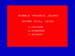 Bubble Trouble (1982)(Arcade Software)[a]