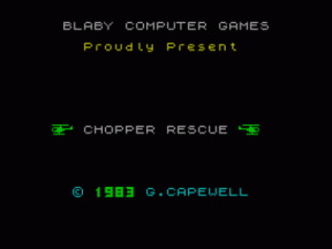 Chopper Rescue (1983)(Blaby Computer Games) ROM