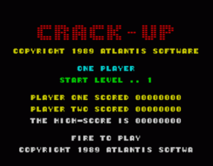 Crack-Up (1989)(Atlantis Software)[a] ROM