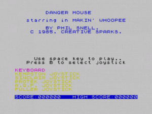 Danger Mouse In Making Whoopee! (1988)(System 4)[re-release]