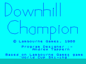 Downhill Champion (1988)(Lambourne Games)