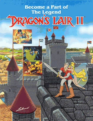 Dragon's Lair II - Escape From Singe's Castle (1987)(Software Projects)(Side A)[128K] ROM
