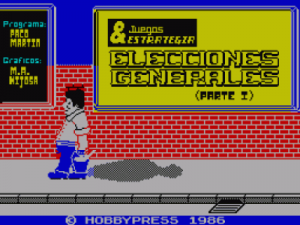 Elecciones Generales (1986)(Juegos & Estrategia)(es)(Side B) ROM