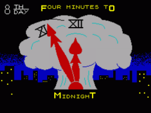 Four Minutes To Midnight (1987)(8th Day Software)(Side A)
