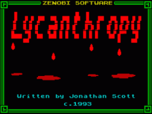 Lycanthropy (1993)(Zenobi Software)(Side A)