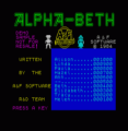 Alpha-Beth (1985)(A & F Software)