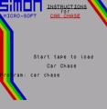 Car Chase (1982)(Simon Micro-Soft)[16K]