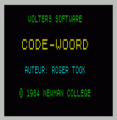 Code-Woord (1984)(Wolters Software)(nl)[aka Master Word]