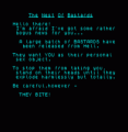 Nest Of Bastards, The (1991)(Greg Fox)[128K]