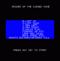 Raider Of The Cursed Mine (1983)(Arcade Software)[a]
